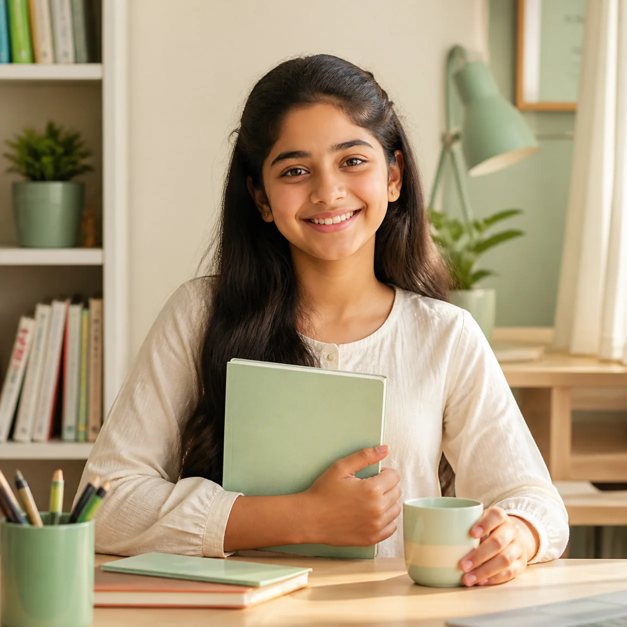 Indian girl growing and achieving